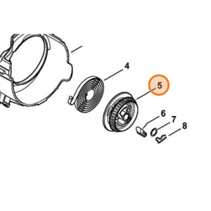 STIHL PULEGGIA AVVIAMENTO MOTOSEGA MS 192 193 170 180 SOFFIATORE 55 45 E ALTRI
