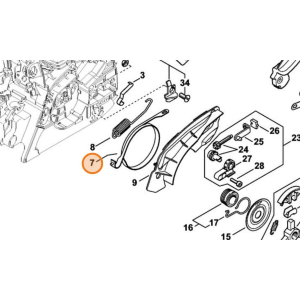 STIHL Nastro Freno Catena per Motosega MS 171 181 211 Originale