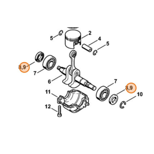 STIHL PARAOLIO 15x25x5 MM ALBERO MOTORE MOTOSEGA DECESPUGLIATORE SOFFIATORE ORIGINALE