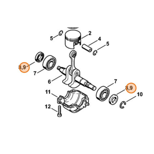 STIHL PARAOLIO 15x25x5 MM ALBERO MOTORE MOTOSEGA DECESPUGLIATORE SOFFIATORE ORIGINALE