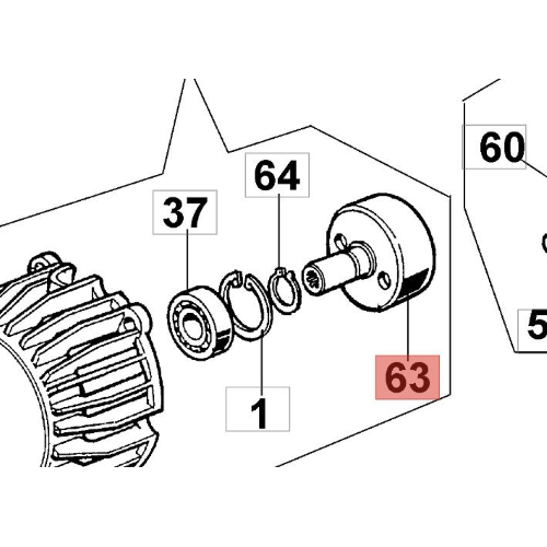 EFCO CAMPANA FRIZIONE PER DECESPUGLIATORE STARK 26 STARK 26 IC ORIGINALE