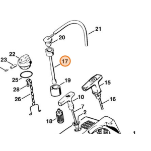 STIHL TUBO FLESSIBILE MOTOSEGA 051 070 075 076 090 TS 760 ORIGINALE