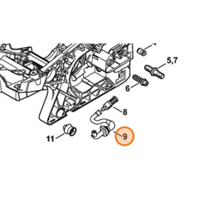 STIHL Tubo Flessibile Olio per Motosega MS 231 251 Originale