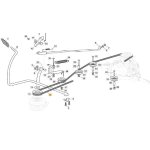 CINGHIA TRAPEZOIDALE TRASMISSIONE 4L 980 MEGADYNE STIGA ALPINA MOUNFIELD CASTELGARDEN ORIGINALE 