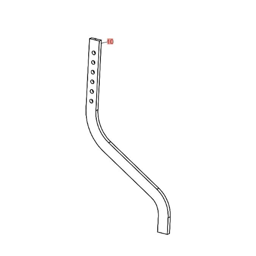 EFCO BRACCIO AMMORTIZZATORE SPERONE PER MOTOZAPPA MZ 2097 RK ORIGINALE
