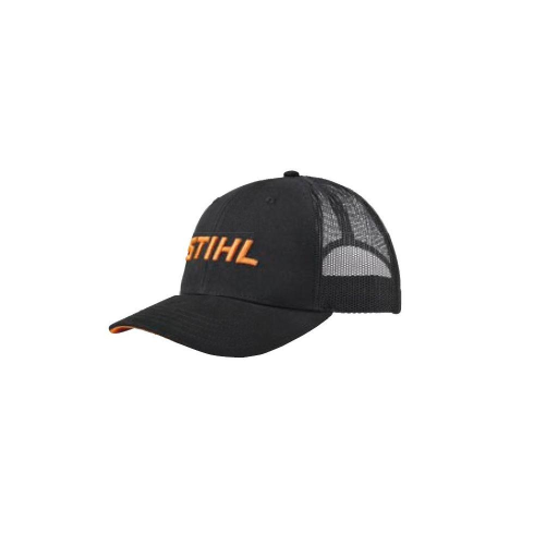 STIHL CAPPELLO CON VISIERA CAPPELLINO BERRETTO BASEBALL LOGO MESH NERO ORIGINALE