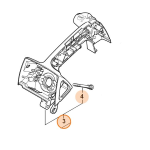 STIHL CORPO MEZZA IMPUGNATURA PER MOTOSEGA MS 192 T ORIGINALE