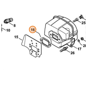 STIHL GUARNIZIONE MARMITTA MOTOSEGA MS 361 440 441 660 E ALTRI ORIGINALE