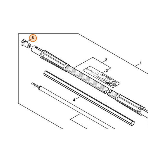STIHL BUSSOLA DECESPUGLIATORE KOMBI KM 55 56 94 100 111 130 131 235 KMA 130 R