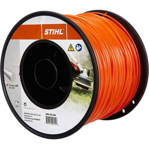 STIHL Filo Tondo Arancione 2,4 mm 253 metri per Decespugliatore Originale