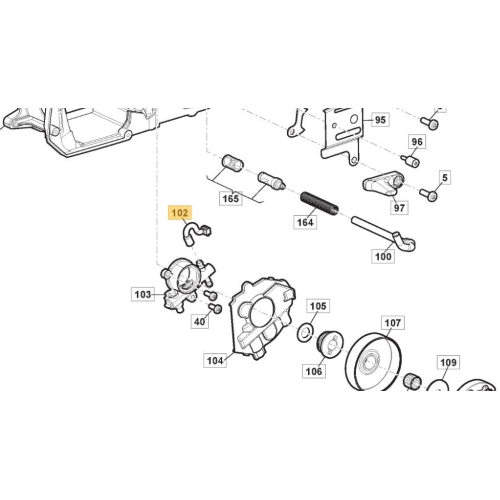 STIGA TUBO MANDATA OLIO POMPA MOTOSEGA SPR 256 SP 316 ORIGINALE