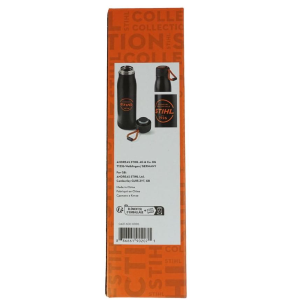STIHL BORRACCIA TERMICA  THERMOS CALDO FREDDO LOGO CIRCLE NERO ARANCIONE ORIGINALE