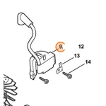 STIHL BOBINA MODULO ACCENSIONE DECESPUGLIATORE FS 38 45 46 55 KM 55 HS 45