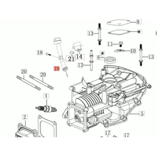 EFCO Kit Tappo Olio per Rasaerba con Motore EMAK K605 K655 e K655LI