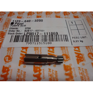 STIHL POMPA OLIO PORTATA 0,55 MS 250 230 211 210 180 181 170 MSA 120 140 200 ORIGINALE