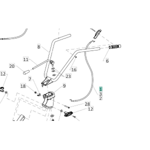 EUROSYSTEMS FILO E GUAINA ACCELLERATORE Z3 CON MOTORE LONCIN 160 OHV