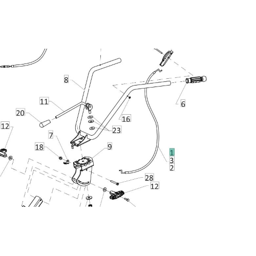 EUROSYSTEMS FILO E GUAINA ACCELLERATORE Z3 CON MOTORE LONCIN 160 OHV