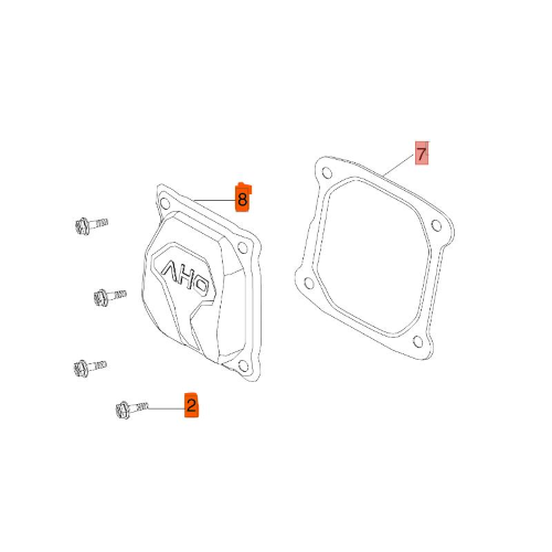 EFCO KIT COPERCHIO TRATTORINO 103/16 105/16 106/16 107L/16 108/16 ZEPHYR 72/12.5