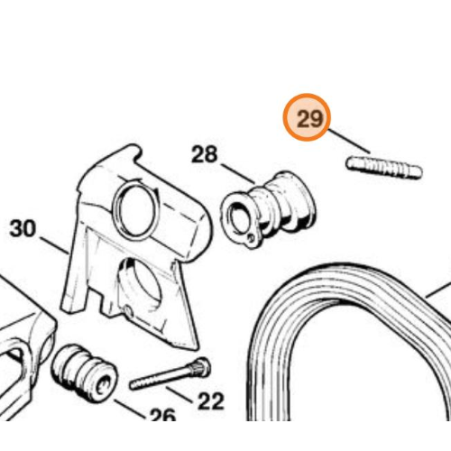 STIHL TUBO IMPULSO PER MOTOSEGA 021 023 MS 210 MS 230 MS 250 ORIGINALE