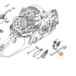 STIHL TIRANTE COMANDO GAS PER MOTOSEGA MS 261 271 291 ORIGINALE