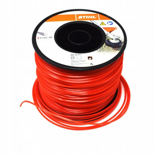 STIHL Filo Quadrato Rosso 2,7 mm 208 metri per Decespugliatore Originale