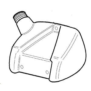 SERBATOIO CARBURANTE NUDO IN PLASTICA PER DECESPUGLIATORE  EFCO 8260 8220 8200